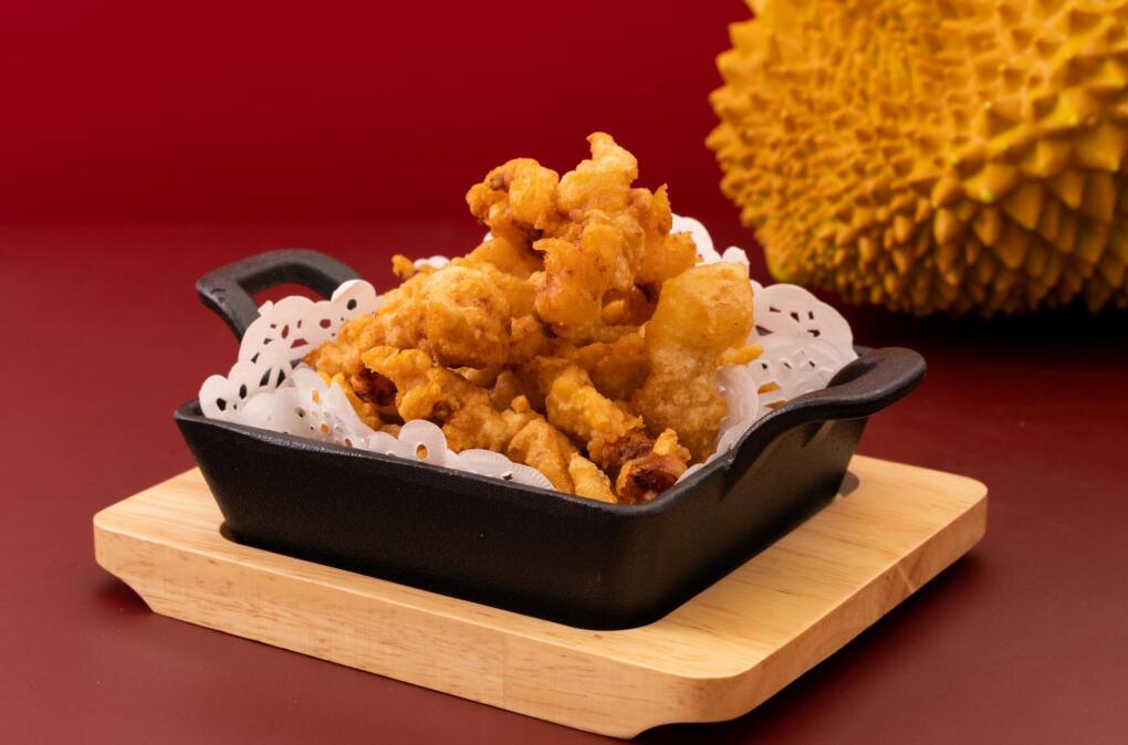 創(chuàng)意新品丨榴蓮酥肉，吃一口就忘不掉的味道！
